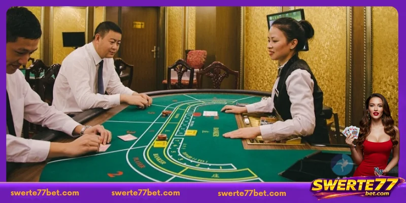 SWERTE77 Live Casino - Experience Real Dealers and Real Wins 3 Popular Live Casino Games at SWERTE77